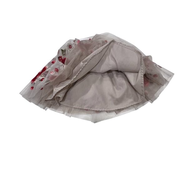 Mayoral Girl's Floral Embroidered Tulle Skirt, 3T - Picture 6 of 7